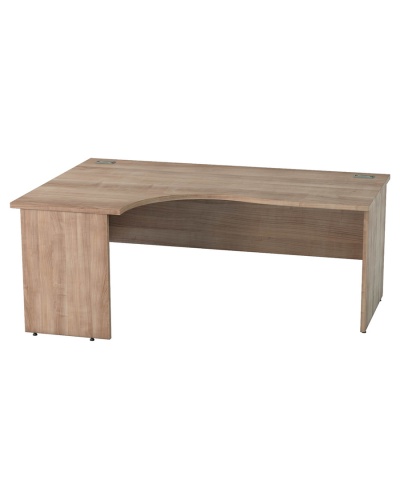 Satellite Crescent Panel Desk - Left Hand