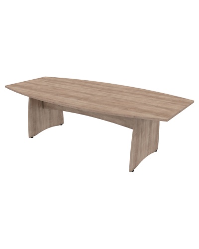 Barrel Boardroom / Meeting Table + Wooden Modesty
