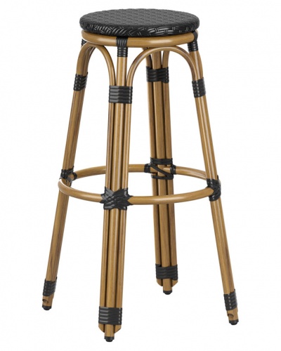 Alu Bamboo Indoor / Outdoor Café Stool