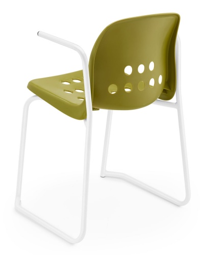 APERO Skid-Base Stacking Cafe Armchair