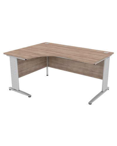 Atmosphere Cantilever Crescent Desk - Left Hand