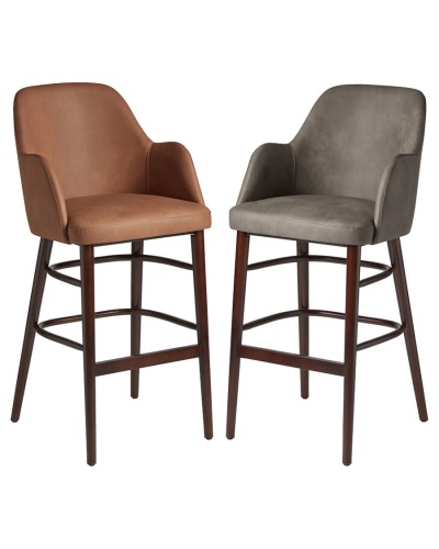 Aztec Faux Leather Bar Stool