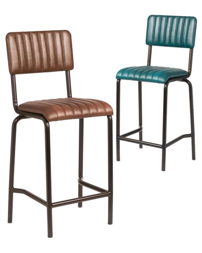 Core Faux Leather Bar Stool
