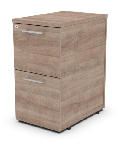 Duty Desk High Pedestal 600D - 2 Drawer