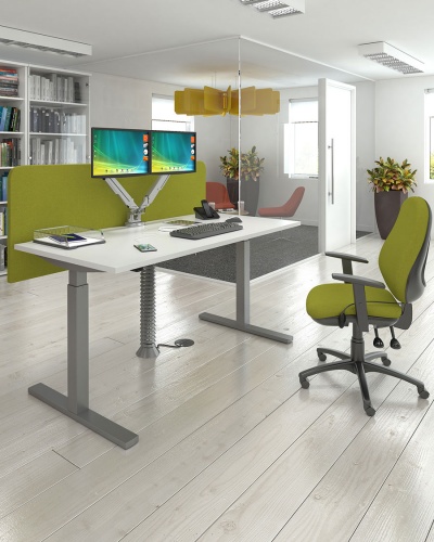 Elev8 Mono Straight Sit-Stand Desk 24H