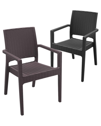 Ibiza Weave Indoor / Outdoor Side Armchair