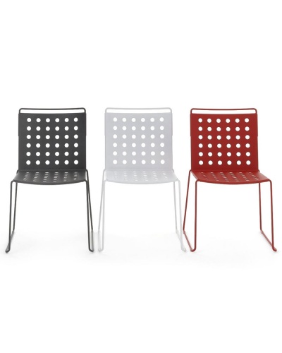 Busy High-Density Stacking Metal Chair