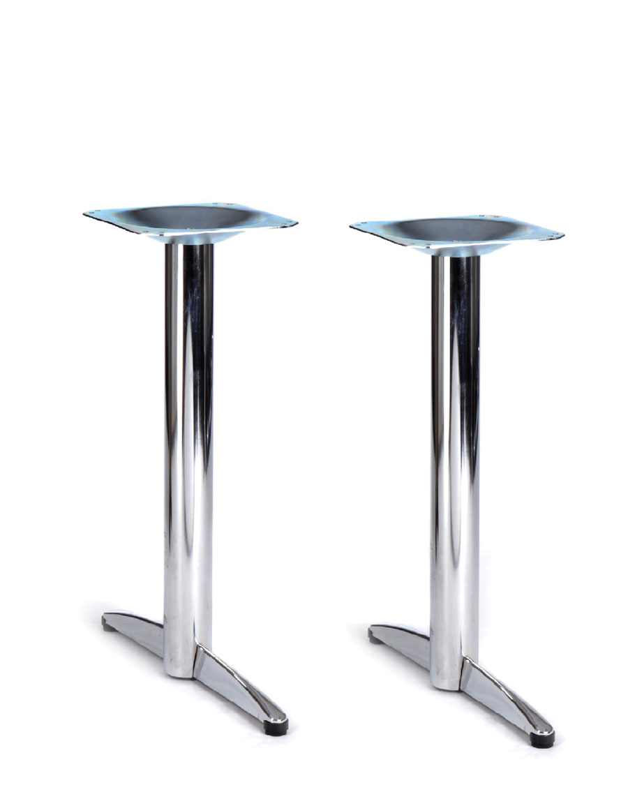 Boston Chrome Plated Refectory Table Base