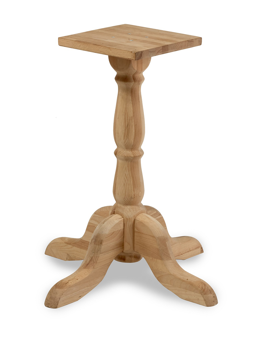 Small pedestal shop table base