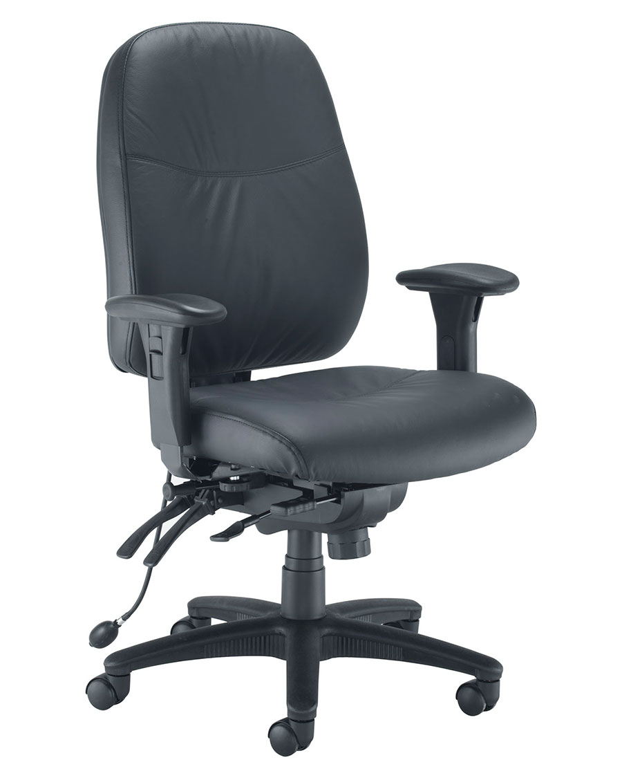 Vista HighBack Faux Leather Office Chair 24H