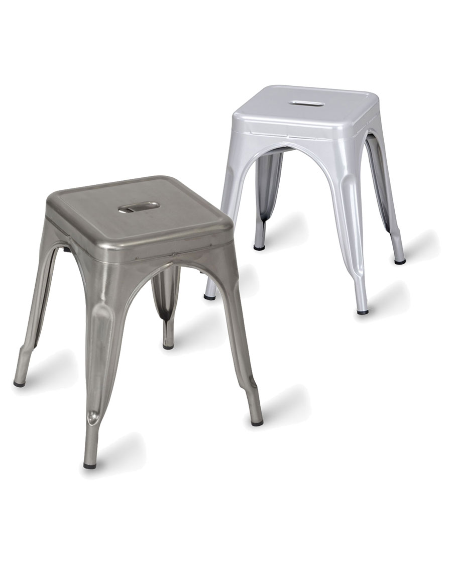 Low shop metal stools