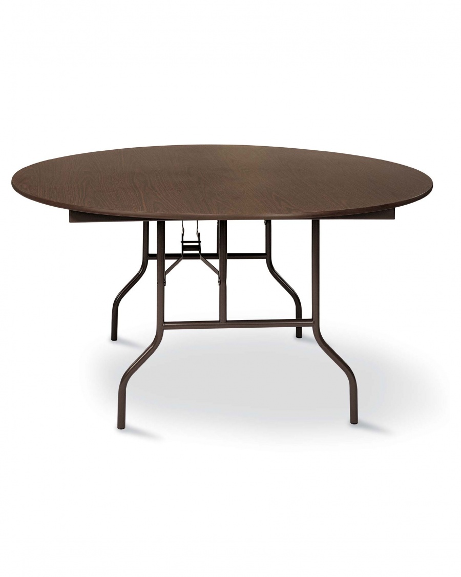 R heavy duty round folding banquet table