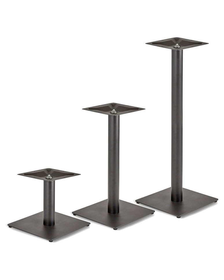 Round table clearance square base
