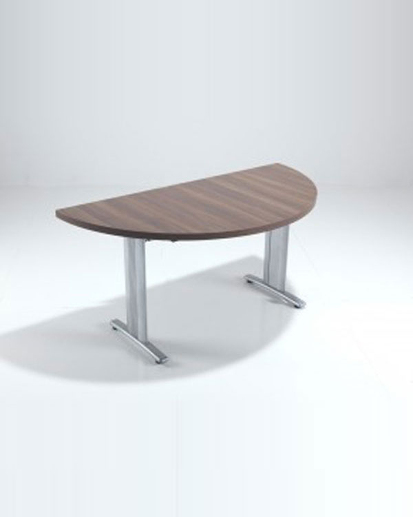 Lightweight Executive HalfRound Folding Table