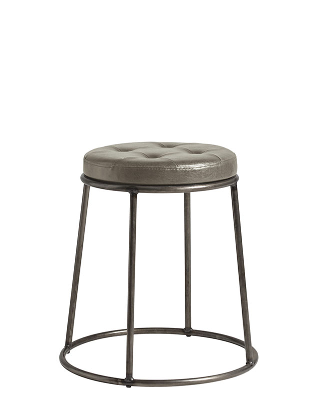 Max Padded Top Metal Stool
