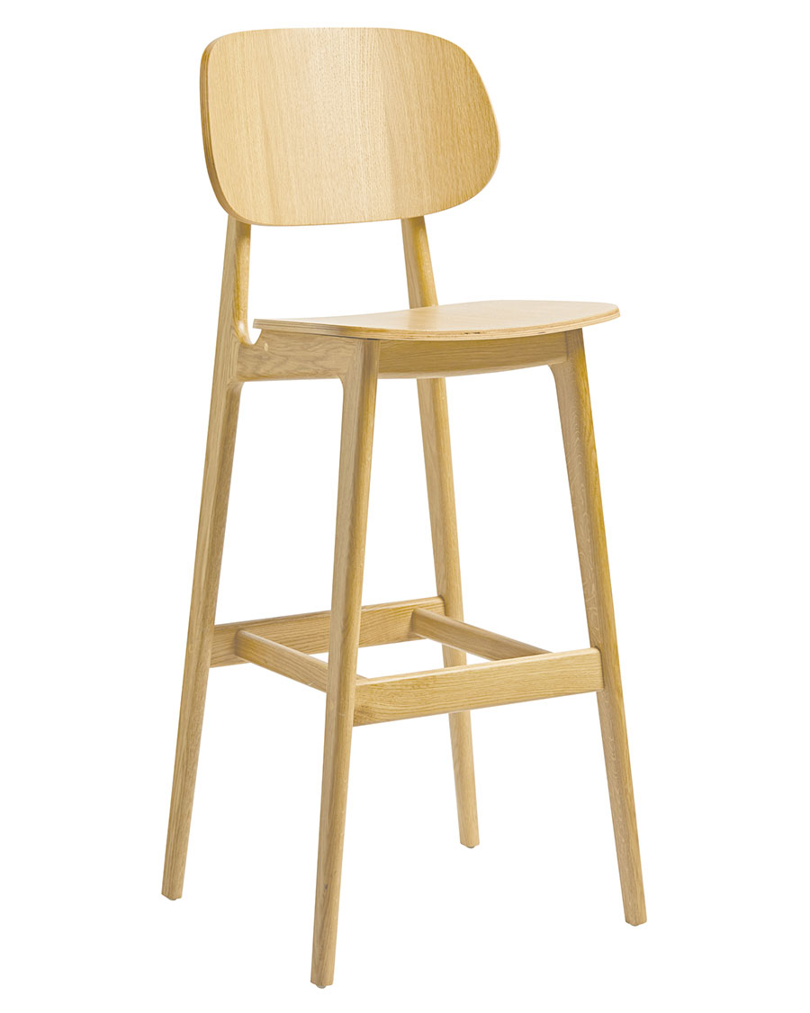 Relish Wooden Seat Bar Stool
