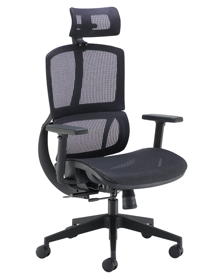 Alto High-Back Office Chair + Mesh Seat & Back 24H