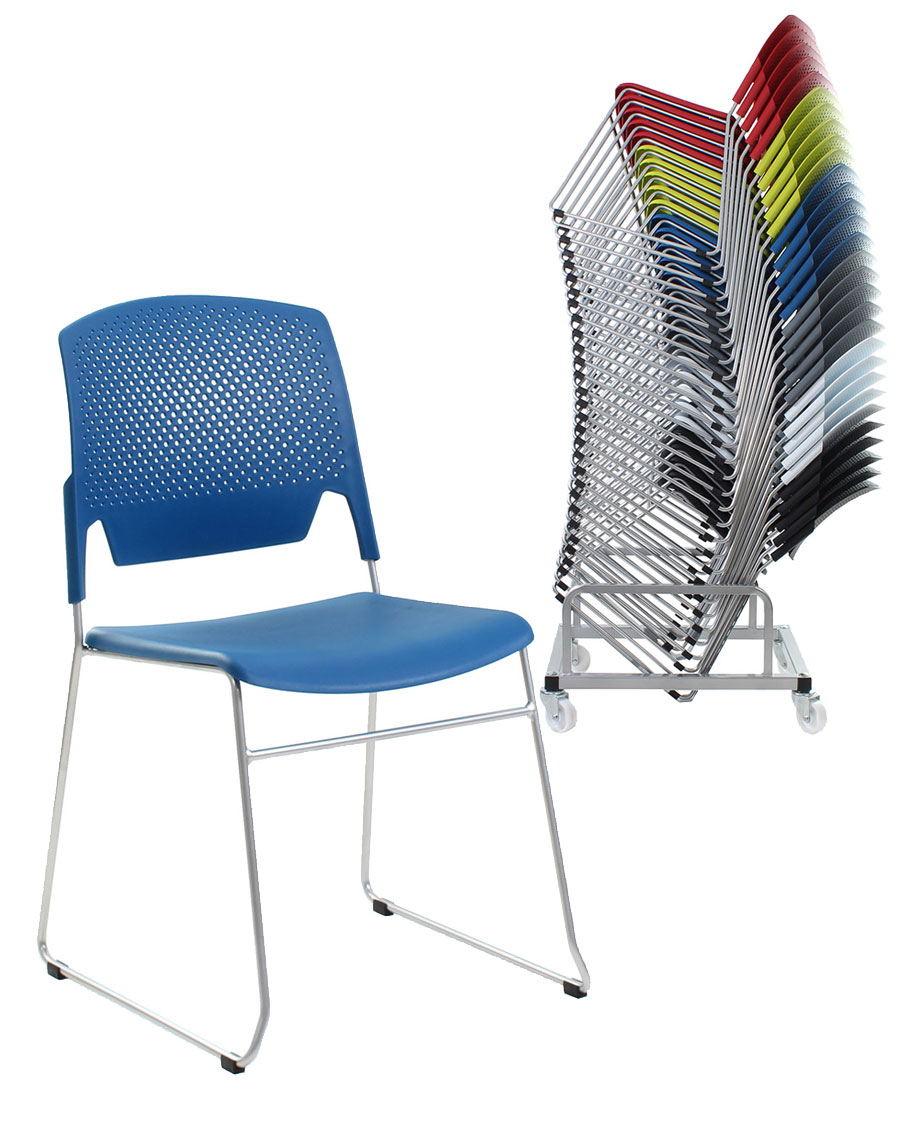 High stacking top chair