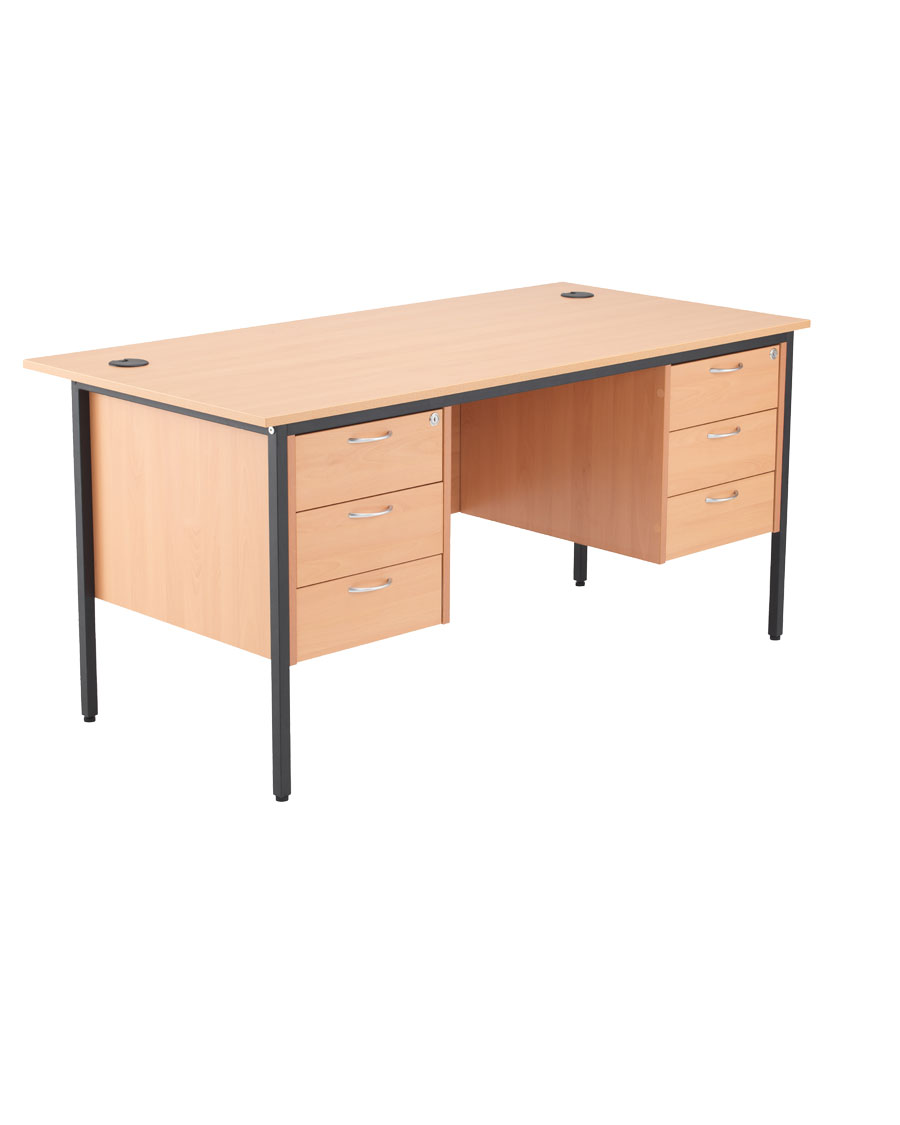Start Rectangular Workstation 6 Drawers