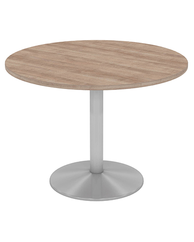 Round Meeting Table - Column Base