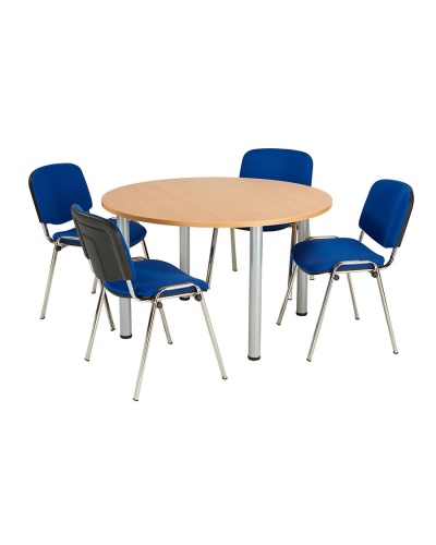 One Fraction Plus Circular Meeting Table