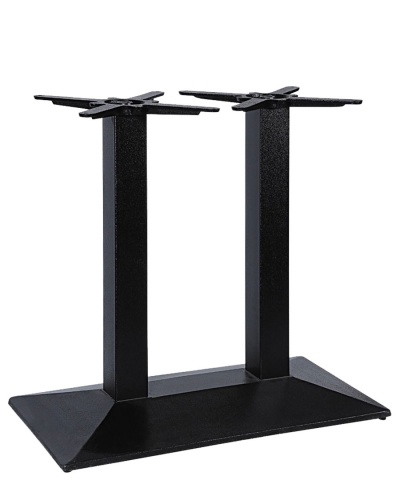 Pyramid Twin Steel Base Table Pedestal