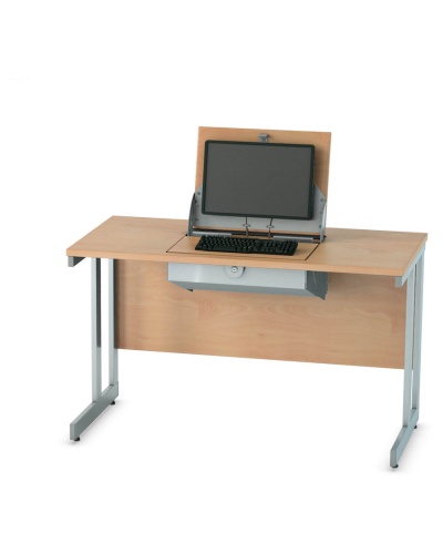 SmartTop Single Computer Desk - Central