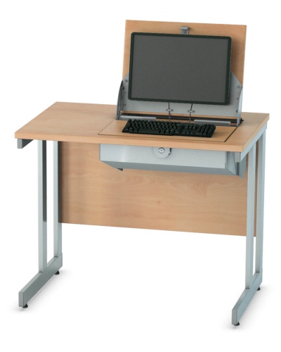 SmartTop Single Computer Desk - Right