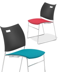 Carver Stacking Chair + Seat Pad
