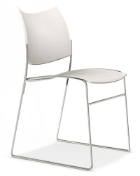 Curvy Plastic Stacking Chair