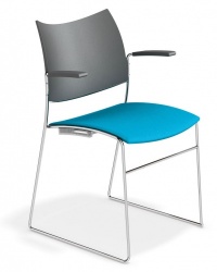 Curvy Stacking Armchair + Seat Pad