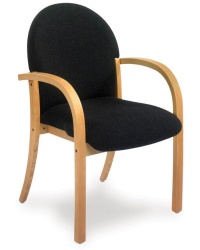 Premium Wood Reception Stacking Armchair