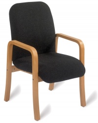 Premium Wooden Reception Armchair