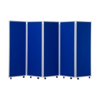 1500mm High Mobile Concertina Room Divider