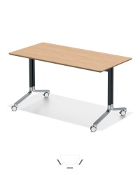 Temo Half-Round Fliptop Table