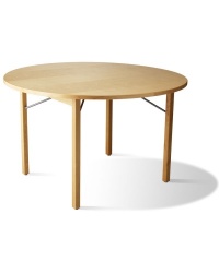''B-310R'' Round Folding Wooden Conference Table
