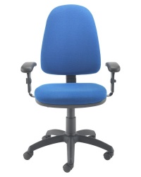 Zoom Highback Operator Chair + Adjustable Arms 24H