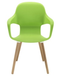Ariel 2 Wooden Leg Cafe Chair 24H