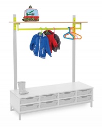 Cloakroom Top With Shelf & Hanging Rail