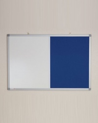 Magnetic Whiteboard / Fabric Combination Board