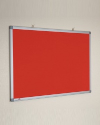 Corded Hessian Noticeboard - Aluminium Frame