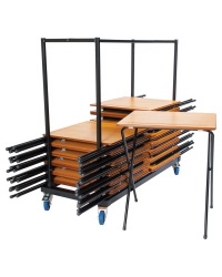 Zlite 40 Premium Safety Folding Exam Desks & Trolley