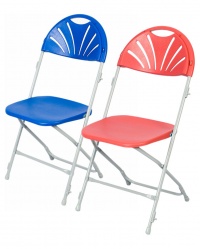 Zlite Exam Fan-Back Folding Chair + Linking