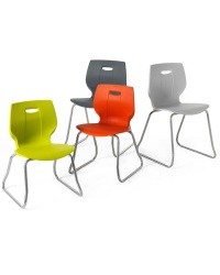 GEO Skid-Base Stacking Chair