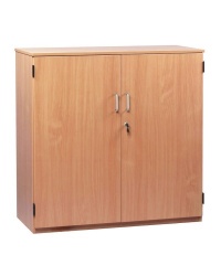 MEQ1000C Stock Cupboard with 1 Fixed and 2 Adjustable Shelves