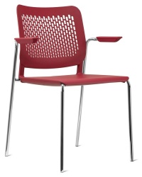 Malika Four Leg Stacking Armchair (D)