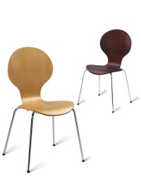 Mile Wooden Cafe Chair