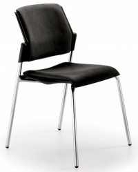 Movie Padded Four Leg Stacking Chair