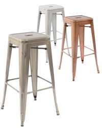 Paris High Metal Stool