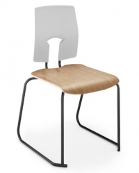 ''SE Classic'' Skid-Base Wooden Chair
